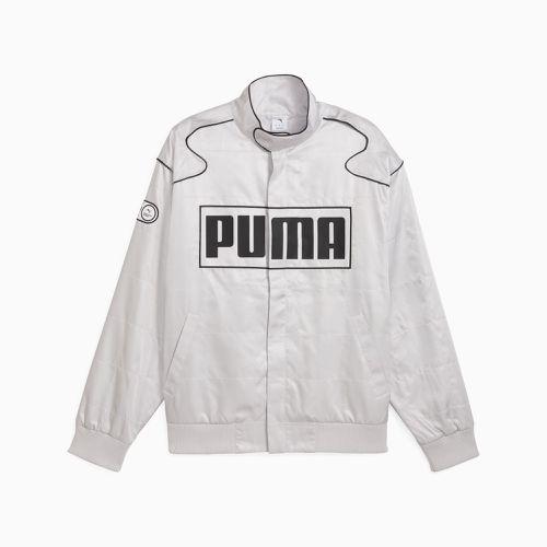 Archive Seasonal Relaxed Racer Jacket Unisex, Glacial Grey, size Large - PUMA - Modalova