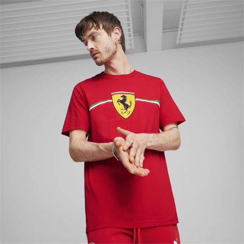 Scuderia Ferrari Race Big Shield Motorsport Heritage T-Shirt Herren, , Größe: L, Kleidung - PUMA - Modalova