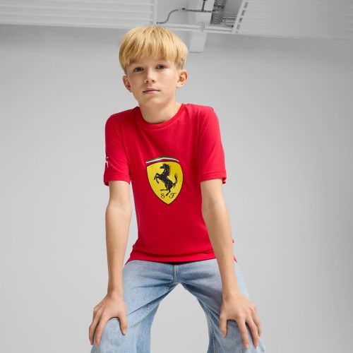 T-Shirt Scuderia Ferrari Race con scudetto grande colorato per ragazzi, /Altro - PUMA - Modalova