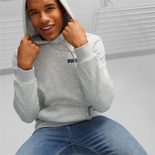 Essentials+ Two-Colour Small Logo Hoodie Herren, Mit Heide, , Größe: XS, Kleidung - PUMA - Modalova