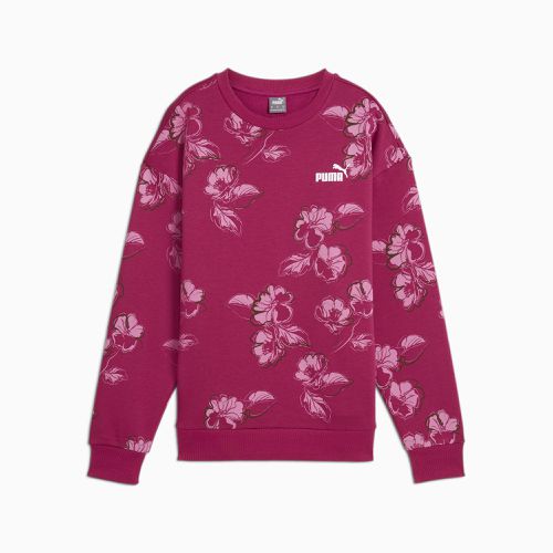 ESS+ FLORAL VIBES Crew Fleece-Sweatshirt Damen, , Größe: L, Kleidung - PUMA - Modalova