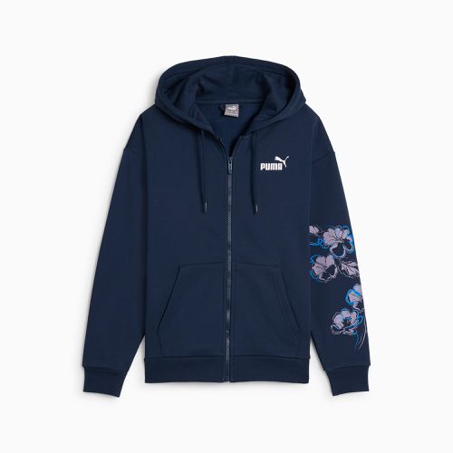 Felpa con cappuccio a zip intera ESS+ FLORAL VIBES da, /Altro - PUMA - Modalova