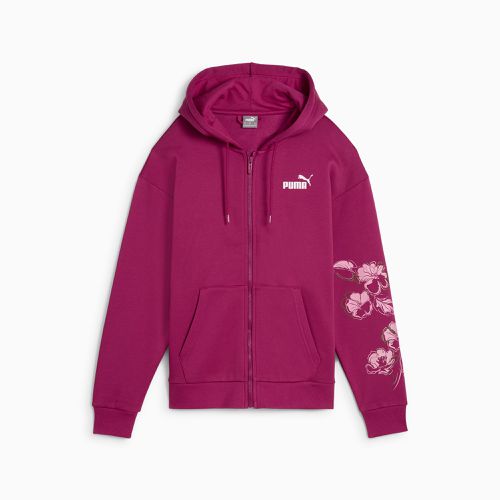 Felpa con cappuccio a zip intera ESS+ FLORAL VIBES da donna, /Altro - PUMA - Modalova