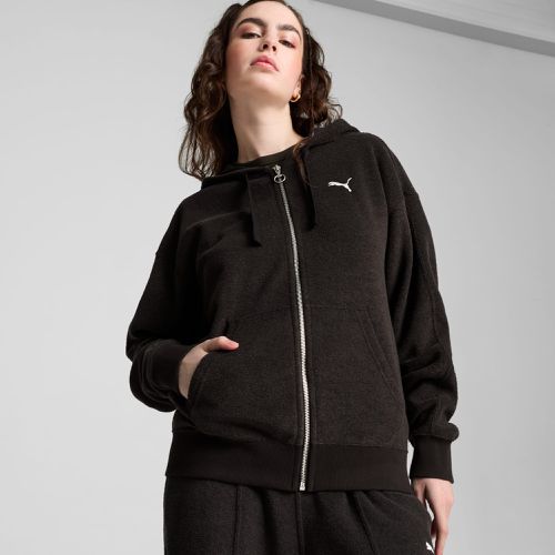 Felpa con zip integrale e cappuccio HER da donna, /Altro - PUMA - Modalova