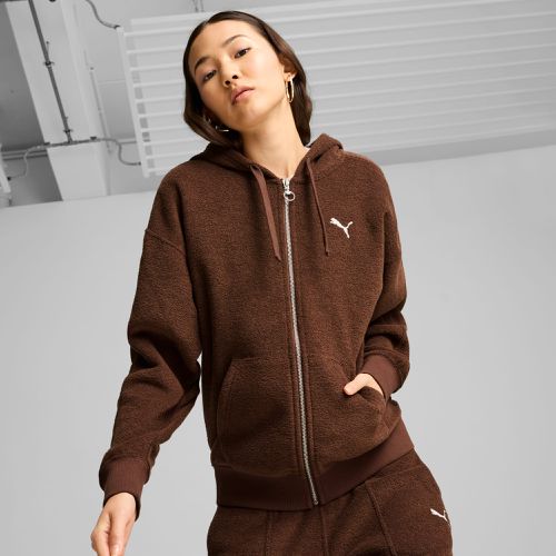 Felpa con zip integrale e cappuccio HER da donna, /Altro - PUMA - Modalova