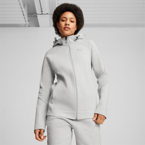 Felpa con zip integrale e cappuccio EVOSTRIPE da uomo per donna, /Erica - PUMA - Modalova