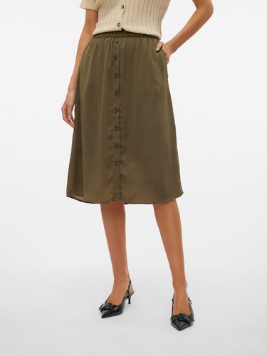 Vmsunny High Waist Midi Skirt - Vero Moda - Modalova