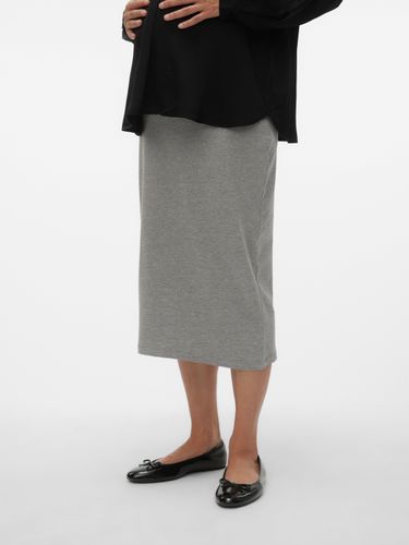 High Waist Midi Skirt - MAMA.LICIOUS - Modalova