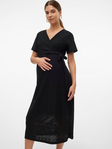 Regular Fit V-neck Midi Dress - MAMA.LICIOUS - Modalova