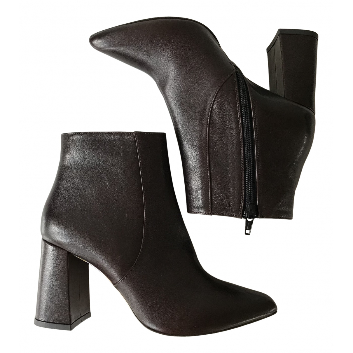 Aperlai Leather ankle boots - Aperlai - Modalova