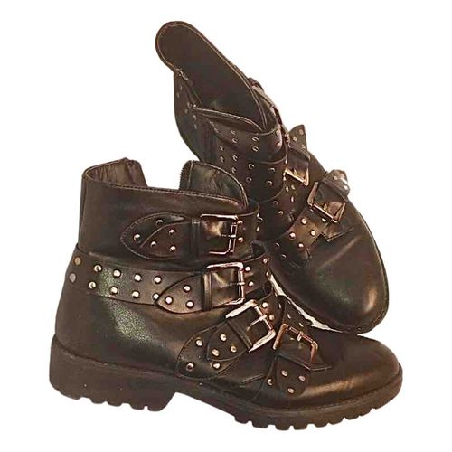 Bershka Leather ankle boots - BERSHKA - Modalova
