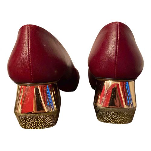 Armani Collezioni Leather heels - Armani Collezioni - Modalova