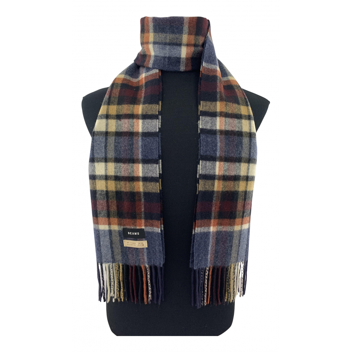 Cashmere scarf & pocket square - Beams - Modalova