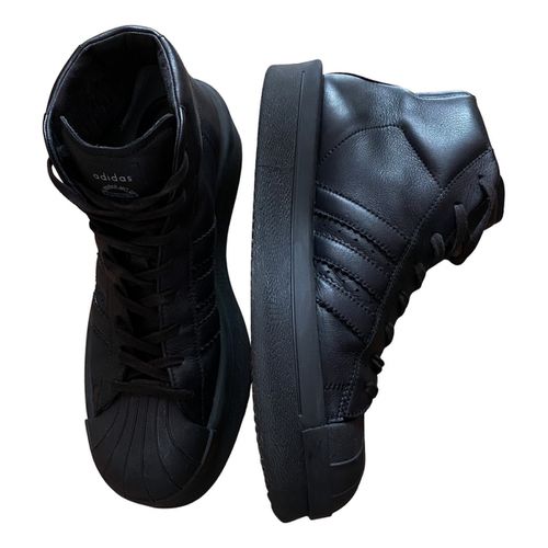 Leather trainers - Adidas & Rick owens - Modalova