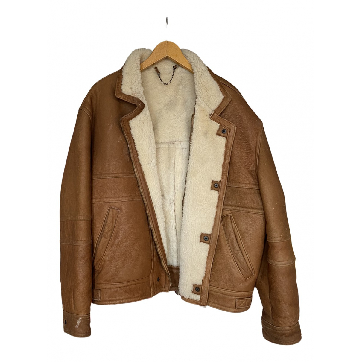 Leather short vest - 6397 - Modalova