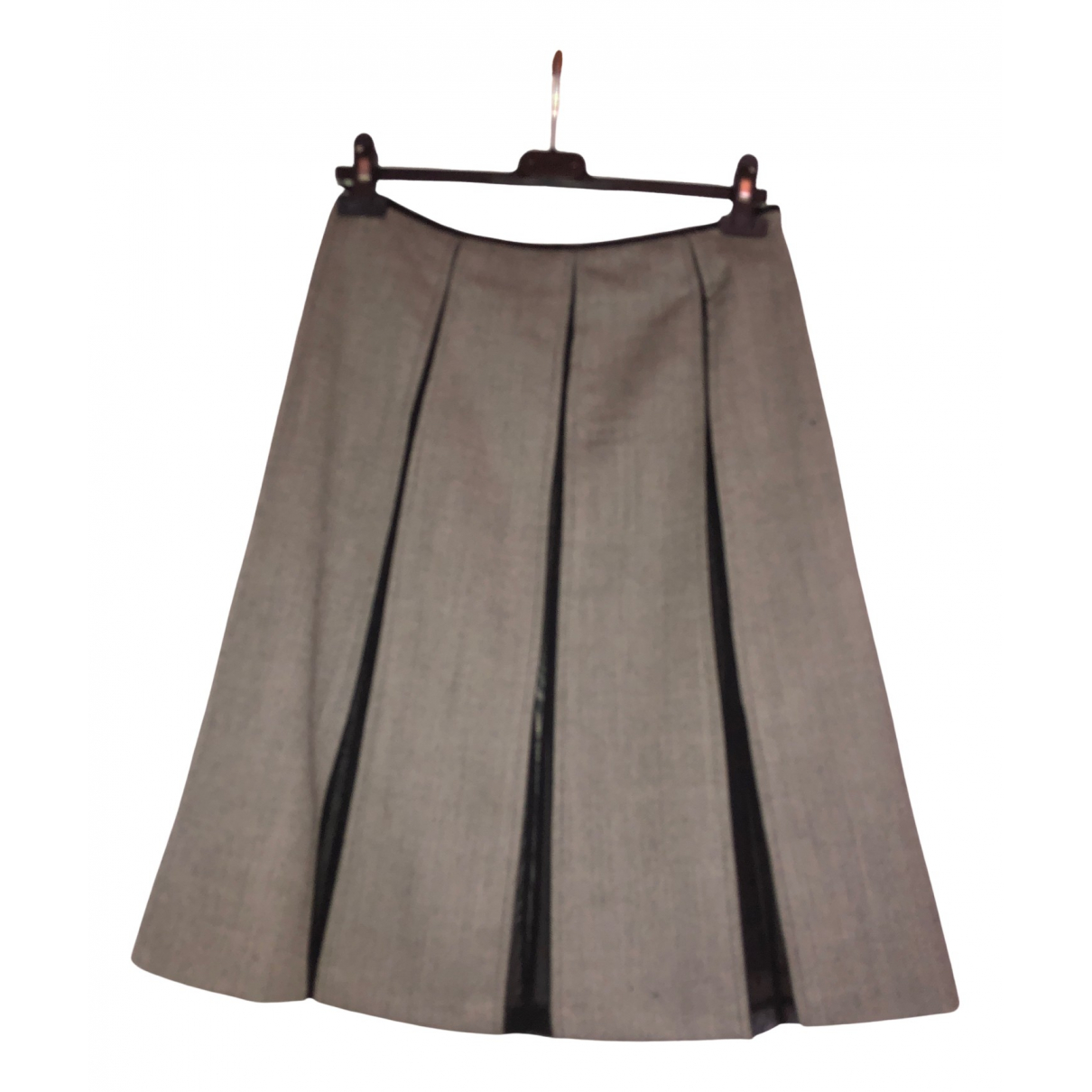 Wool mid-length skirt - Cristina Gavioli - Modalova