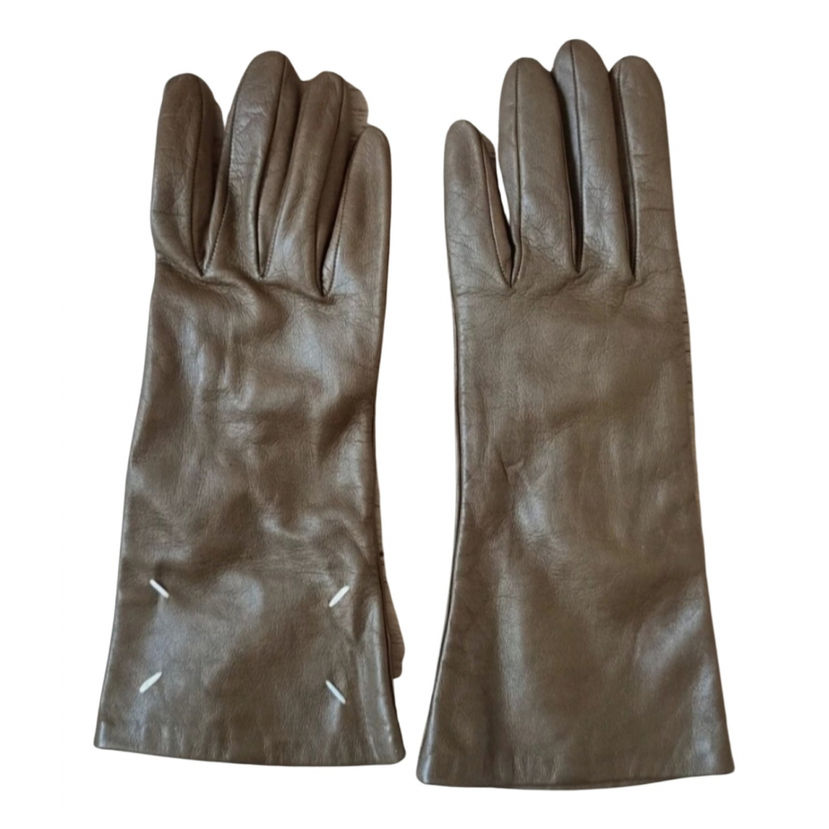 Leather gloves - Maison Martin Margiela - Modalova