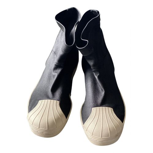 Leather ankle boots - Adidas & Rick owens - Modalova