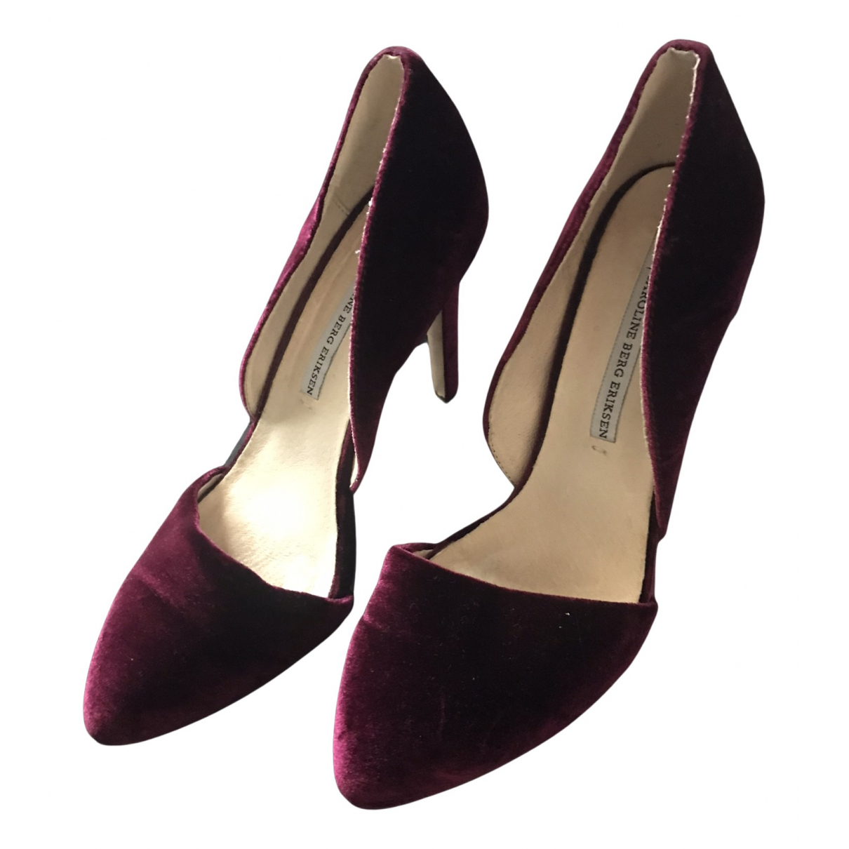 Bianco Velvet heels - Bianco - Modalova