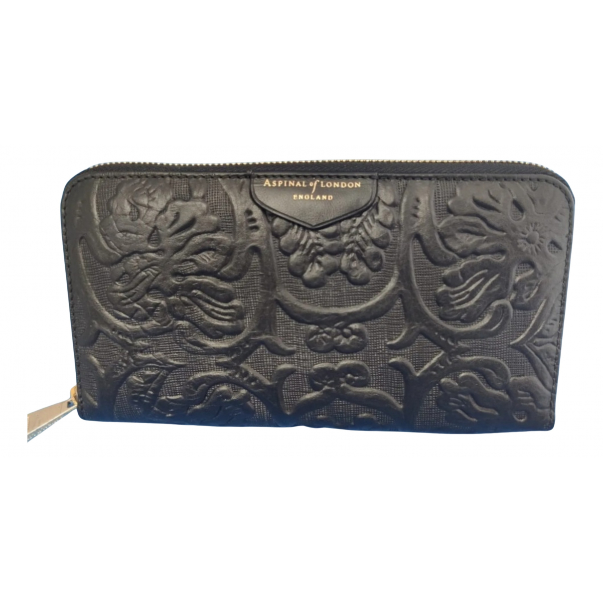 Leather clutch bag - Aspinal Of London - Modalova
