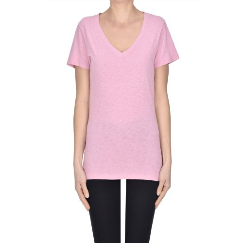 T-shirt in cotone fiammato - Velvet - Modalova