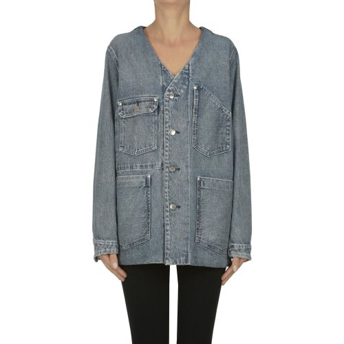 Giacca in denim oversize - Tanaka - Modalova
