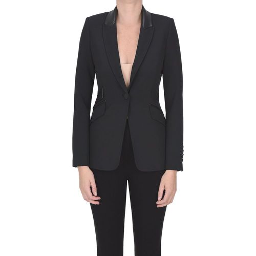 Blazer con inserti in ecopelle - Nenette - Modalova