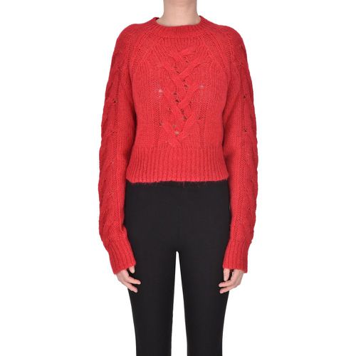 Pullover in maglia a trecce - Twinset Milano - Modalova