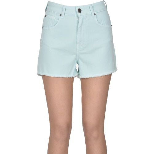 Shorts in denim - Twinset Milano - Modalova