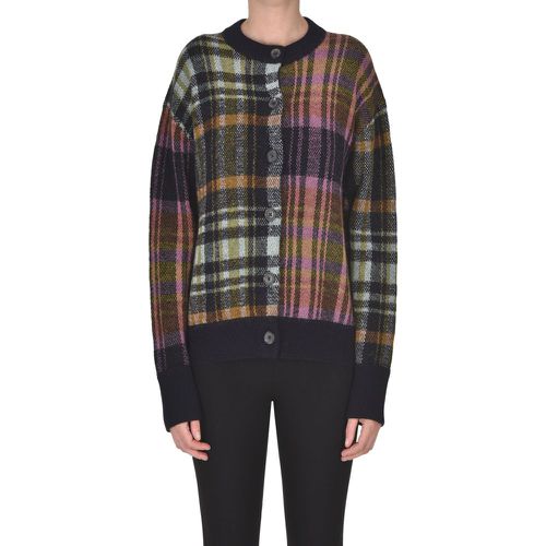 Cardigan stampa check - PS Paul Smith - Modalova