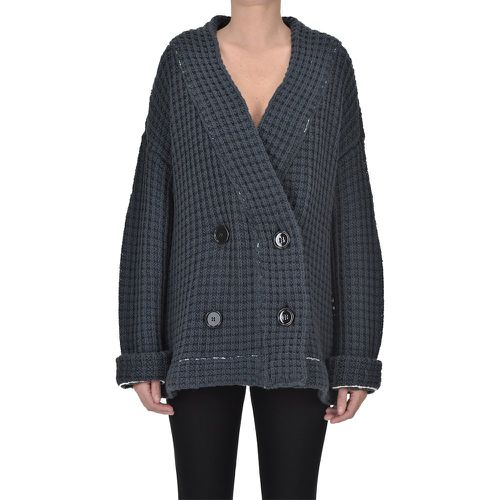 Cardigan doppiopetto in maglia pesante - MM6 by Maison Margiela - Modalova