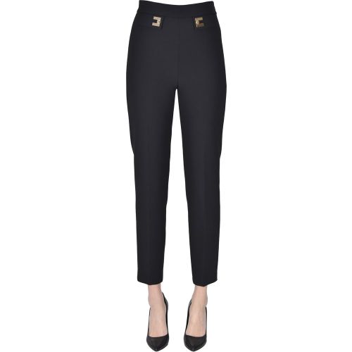 Pantaloni a sigaretta - Elisabetta Franchi - Modalova