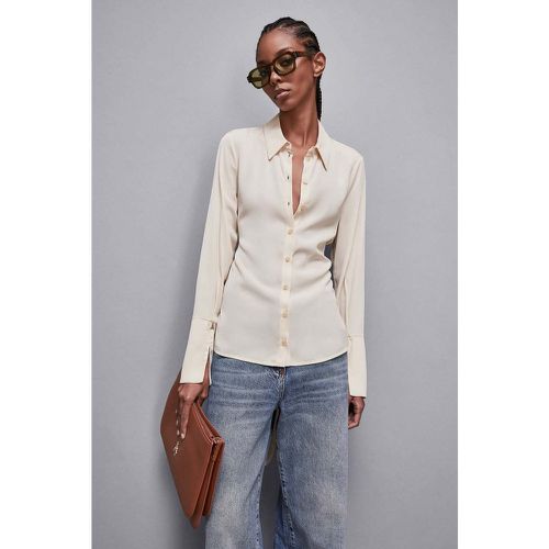 Camicia con fusciacca in twill Essential - PATRIZIA PEPE - Modalova