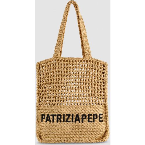 Shopping bag verticale intrecciata - PATRIZIA PEPE - Modalova