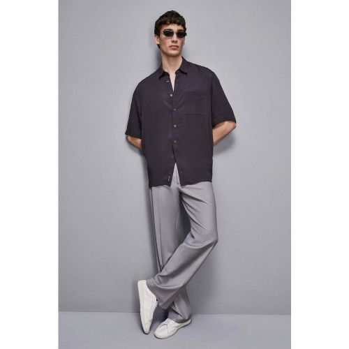 Camicia manica corta in twill di viscosa - PATRIZIA PEPE - Modalova