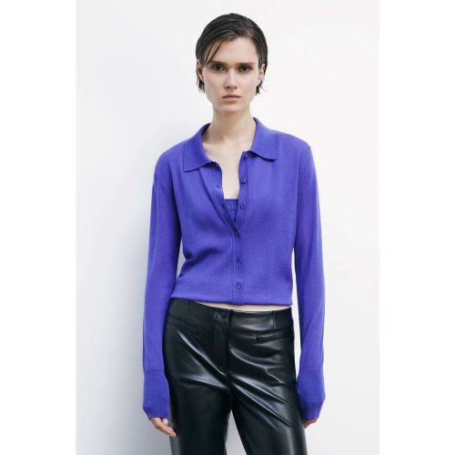 Cardigan in lana con top interno - PATRIZIA PEPE - Modalova