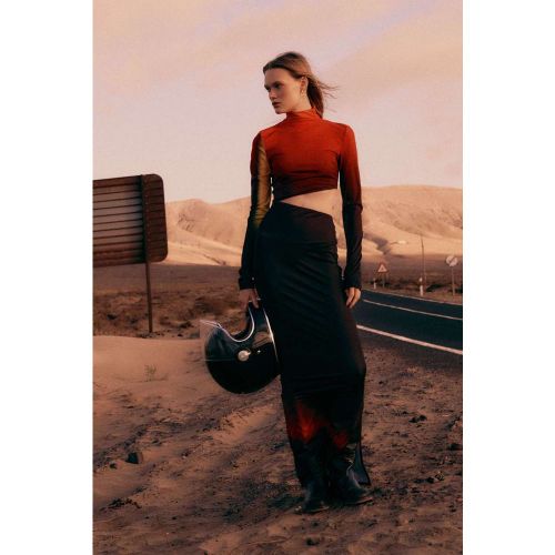 Abito lungo cut-out degradé - PATRIZIA PEPE - Modalova