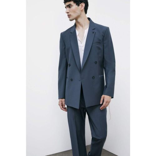 Giacca (IM)PERFECTION doppiopetto reversibile in frescolana - PATRIZIA PEPE - Modalova