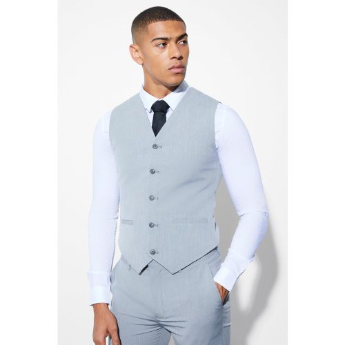 Chaleco Ajustado, Gris - boohoo - Modalova