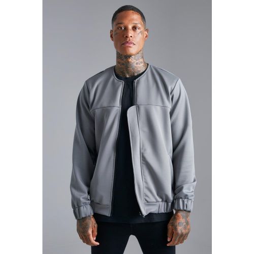 Chaqueta Bomber De Scuba Sin Cuello - boohoo - Modalova