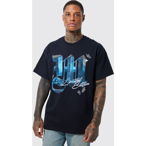Oversized Bandana Infill Graphic T-Shirt - boohoo - Modalova
