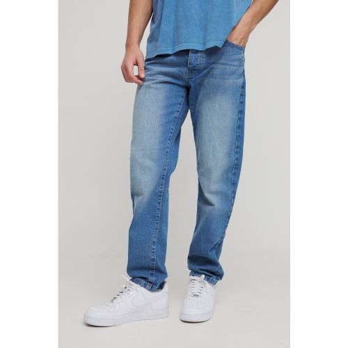 Jeans dritti in denim rigido - boohoo - Modalova