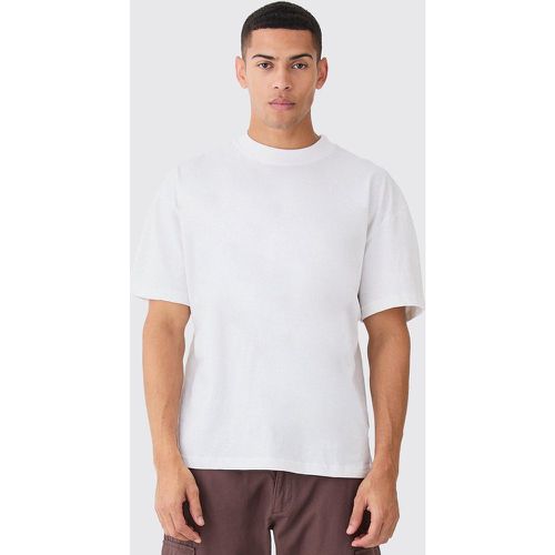 Camiseta Básica Oversize Con Cuello Extendido - boohoo - Modalova
