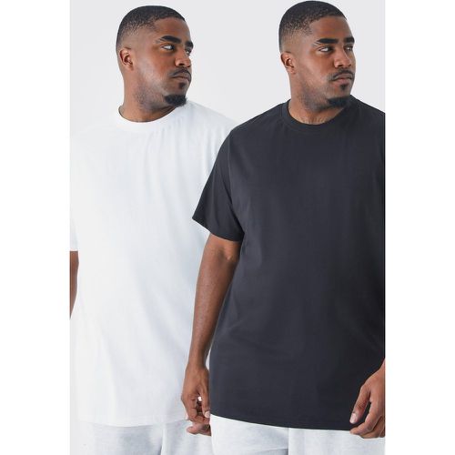 T-shirt Plus Size Slim Fit - set di 2 paia - boohoo - Modalova