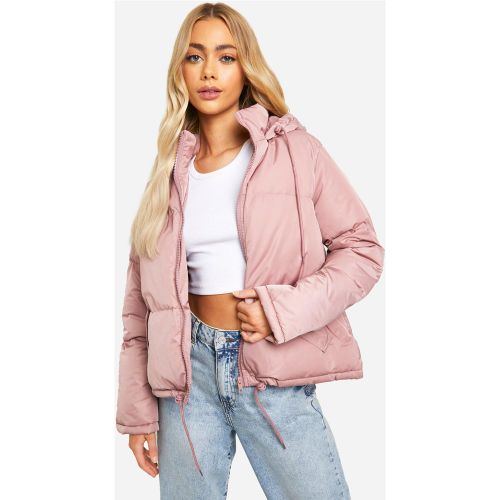 Chaqueta Acolchada Con Capucha - boohoo - Modalova