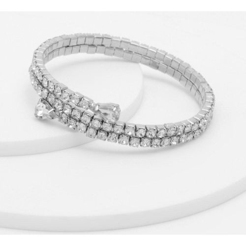 Brazalete Con Perlas Y Cristales - boohoo - Modalova