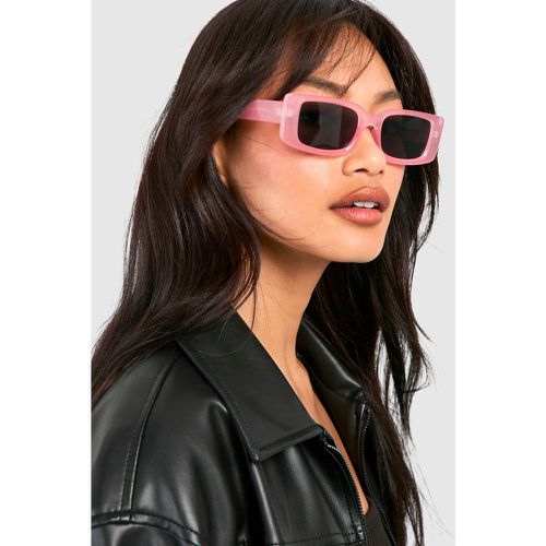 Light Rectangular Frame Sunglasses - boohoo - Modalova