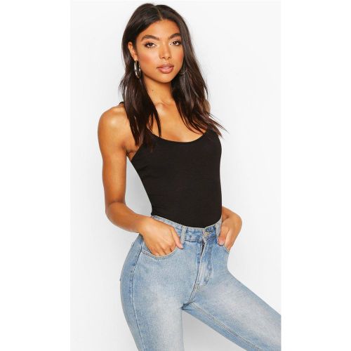Body Tall De Tela Jersey, Negro - boohoo - Modalova