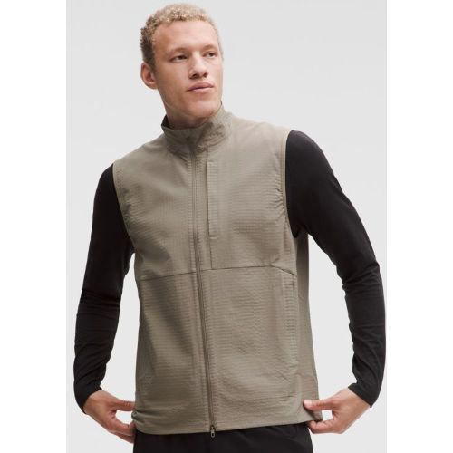 “ Veste sans manches zippÃ©e quadrillÃ©s â€“ Gris â€“ Taille L - lululemon - Modalova