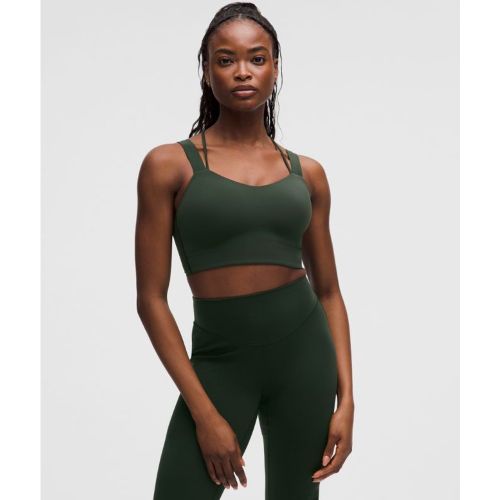 “ Soutien-gorge long Like a Cloud Maintien lÃ©ger, bonnets D et DDs â€“ Vert â€“ Taille 10 - lululemon - Modalova